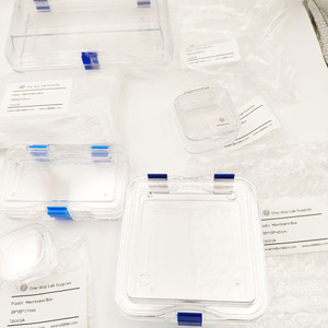 Boîte à membrane en plastique XZ Lab Supplies 100x60x22mm, transparente, portable, pour le stockage en laboratoire - Product Image 1