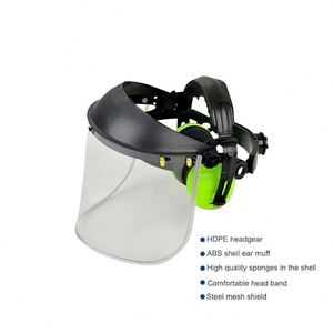Protector Facial de Seguridad Industrial CITICITY de PMMA, Antipolvo, Antiarañazos, Antivaho, Visera Transparente, Antisalpicaduras, Anti Impactos, Ajustable - Product Image 2