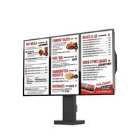 Pantalla Triple LCD para Menús de Restaurantes al Aire Libre, Kiosco Digital, Carteles Publicitarios Exteriores Independientes para Autoservicio