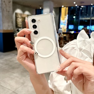 2025 nouveau bas prix Z pli 7 coque dure transparente étui de téléphone portable créatif magnétique Anti-chute couverture en PC - Product Image 2