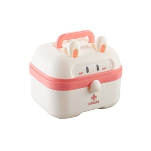 Juego de simulación de enfermera para niños, kit médico de plástico con diseño de conejita, inyección, estetoscopio, juguete interactivo para bebés - Product Image 5