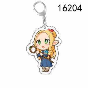 Porte-clés Marcille <span class=keywords><strong>Donato</strong></span>, accessoires de cosplay Anime Delicious in Dungeon, Laios Touden Senshi Chilchuck, pendentif en acrylique - Product Image 5