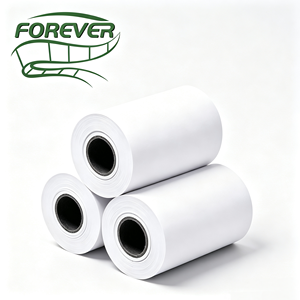 Rouleau de papier thermique 80 mm pour machine de point de vente, caisse enregistreuse, reçu, simple couche, 100 % pâte de bois, impression, échantillon gratuit disponible - Product Image 1