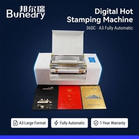 Impressora digital 360C Folha de folha totalmente automática A3 tamanho grande máquina de estampagem a quente máquina de impressão de tela