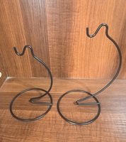 Support de présentation suspendu en métal, porte-boule en verre, support décoratif, support d'ornement de bureau pour la décoration intérieure du bureau