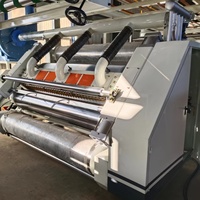 Corrugadora cartón corrugado cartón máquina de una cara/máquina de papel línea de producción de cartón