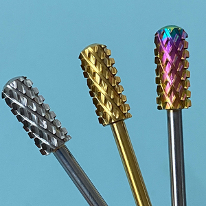 Đầu mài móng <span class=keywords><strong>Carbide</strong></span> hình trụ nhỏ, đầu nhẵn, loại 4XC 5XC, an toàn cho máy mài điện - Product Image 3