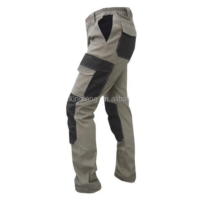 Wholesale Kinglong Custom Engineered Cargo Trousers Workwear Double Utility Men Baggy Carpenter Work Pants