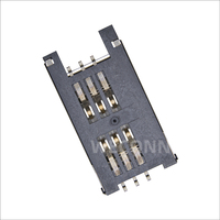 WECONN WL-SIM180-099 6PIN+0 H=2,90mm Klappbarer SIM-Karten-Anschlussbuchse Anpassbarer Board-to-Board-Steckverbinder