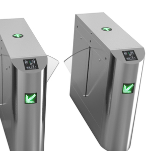 Kontrol akses pintu keamanan Flap Turnstile RFID Reader Flap Barrier Gate