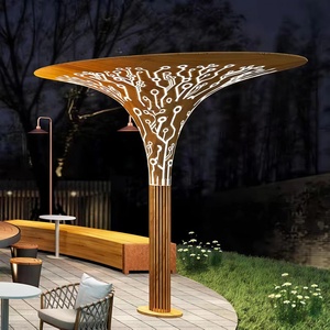 ประติมากรรมสแตนเลสสตีลสำหรับตกแต่งพื้นที่สาธารณะในชนบท เหมาะสำหรับการท่องเที่ยวเชิงวัฒนธรรม สถาปัตยกรรม จุดชมวิว และตกแต่งภูมิทัศน์  งานศิลปะนามธรรม  รับสั่งทำตามแบบ - Product Image 4