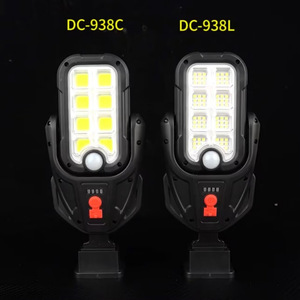 DC 938C 938L LED Solar <b>Light</b> Rechargeable Outdoor Wall <b>Light</b> With <b>Motion</b> <b>Sensor</b> For Garden Courtyard - Product Image 1