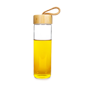 Bouteilles d'<span class=keywords><strong>eau</strong></span> en verre borosilicate pour boissons sportives de 550ml avec couvercle - Product Image 5