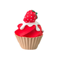 Diffuseur de parfum pour voiture en forme de cône de gâteau à la fraise, accessoire de décoration pour femme, style célébrité internet