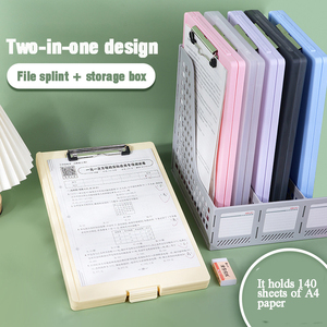 Portapapeles de archivos <span class=keywords><strong>A4</strong></span> Bloc de notas Carpeta de papel para almacenar y organizar carpetas de artefactos - Product Image 2