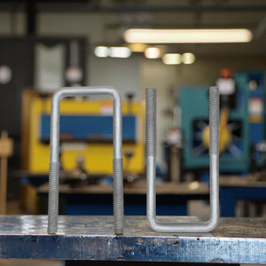 Supports en U personnalisés en acier au carbone titane galvanisé certifiés ISO pour la construction de conduites et de tuyaux - Product Image 6