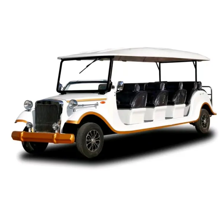 Classic vintage electric sightseeing bus car Retro classical auto 10 seater mini cars old style price