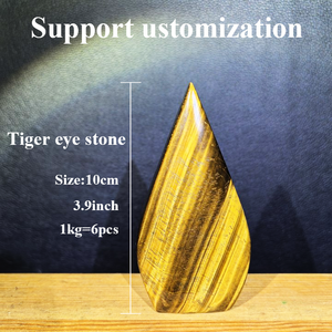 Grote groothandel natuurlijke kristallen <span class=keywords><strong>ornament</strong></span> 10cm gele tijgeroog steen <span class=keywords><strong>ornament</strong></span> toren voor decoratie - Product Image 3