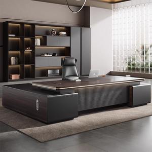 طاولة وكرسي رئيس بتصميم صيني حديث بسيط وفاخر، مجموعة أثاث خشبية معيارية للاستخدام المنزلي والمدرسي - Product Image 3