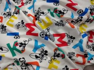 Loopar 220gsm tela de camiseta de poliéster de punto antiestático multicolor diseño de avión impreso Digital ligero no tejido - Product Image 5