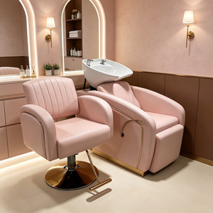 Fauteuil de massage et de lavage moderne de haute qualité, personnalisable en cuir PU, avec structure en acier inoxydable – Vente en gros - Product Image 1
