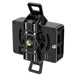 Ventilateur de refroidissement pour caméra de téléphone Poyinco gravé au laser, en alliage d'aluminium, portable, 75-87 mm, pour téléphones - Product Image 2