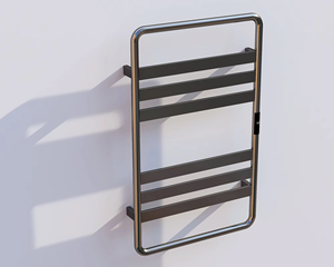 Accesorios de Baño, <span class=keywords><strong>Toallero</strong></span> Eléctrico de Acero Inoxidable Negro, Montado en la Pared - Product Image 2
