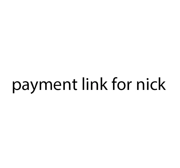 Betalingslink Voor Nick