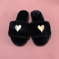 Ultra-confortable, unisexe, pour dortoir et maison - Doublure en fausse fourrure de lapin, antidérapante, semelle en TPR |   Lavable en machine