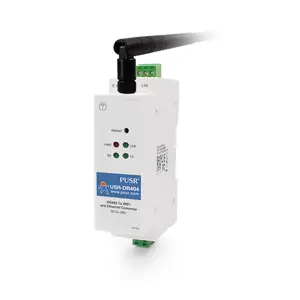 Din Rail RS485 to WiFi Converters RS485 to 802.11 a/b/g/n WLAN Serial Device Servers DR404
