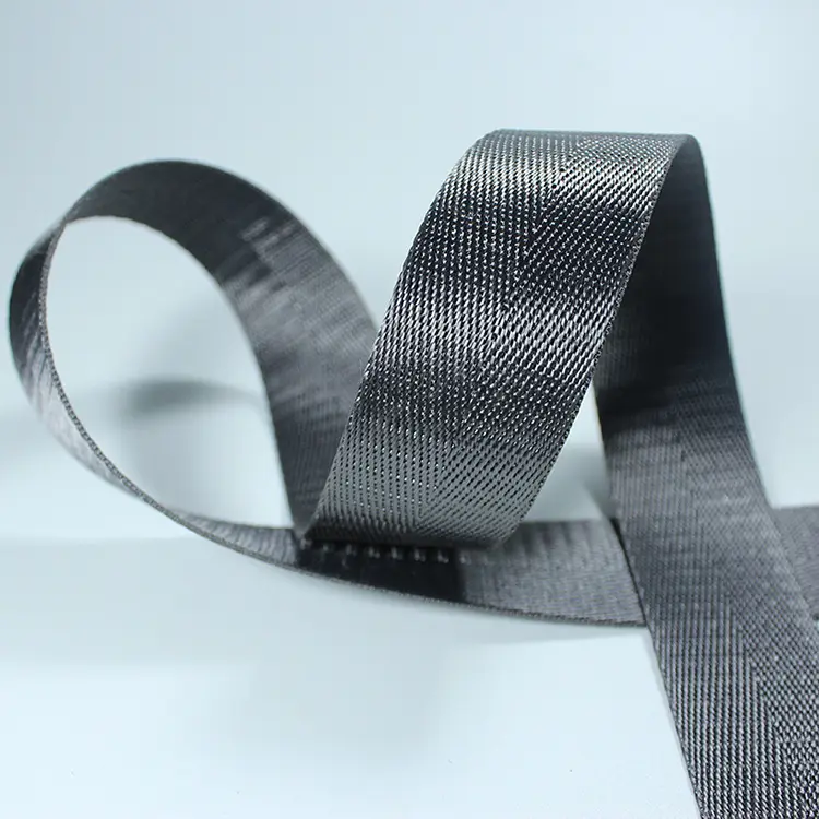 2センチメートル、2.5センチメートル、3.2センチメートル、3.8センチメートル、5センチメートルSoild Color Big Stock Braided Twill Nylon Webbing Tape For Bag Strap Belt