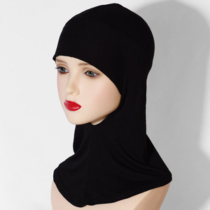 Hijabs en Coton Modal Multicolore de Haute Qualité avec Bonnet Intégré Cache-Cou Islamique Respirant - Product Image 4