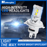 Kaidengzhe Neue 12V Afrika Staubdichte LED-Scheinwerferbirne H4 H7 H11 9005 64W 6400LM 6000K Canbus IP67 Plug & Play Auto