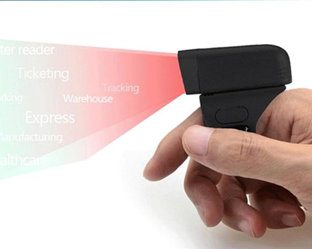 Hot Selling OEM/ODM Cheapest Ring Mini Wireless 2D Barcode Scanner