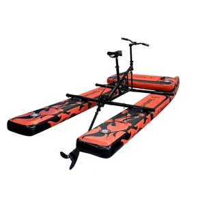Spatium New Arrival Sea Cycle Bicycle Boat Board Float Pontoons Water Pedal Bike For Sale