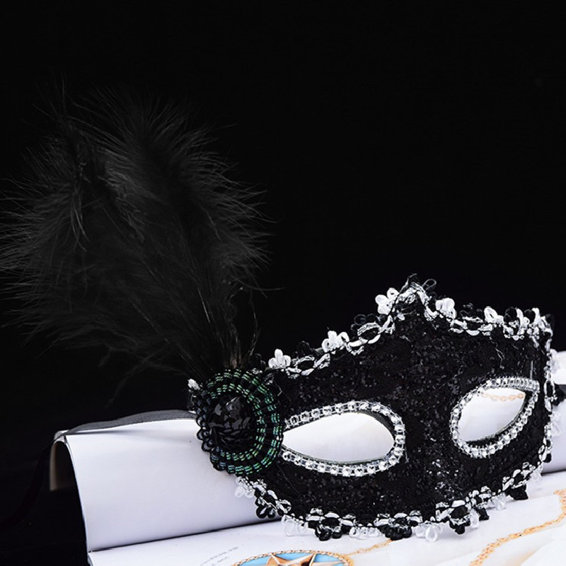 Luminous princess Butterfly rain silk mask Children's Day masquerade party costume half-face female mask party mask