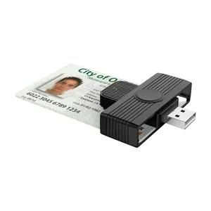 مكتب PC USB نوع c الذكية بطاقة بنك ائتمانية سيم قارئ بطاقة قارئ بطاقة الهوية