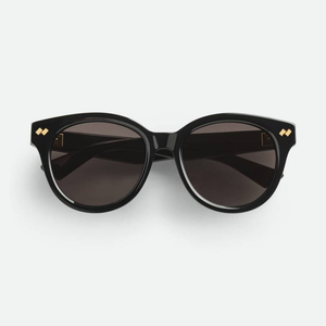 Lunettes de soleil rondes rétro Bottega Design intemporel Ajustement confortable pour les voyages quotidiens la conduite les activités de plein air Veneta BV - Product Image 1