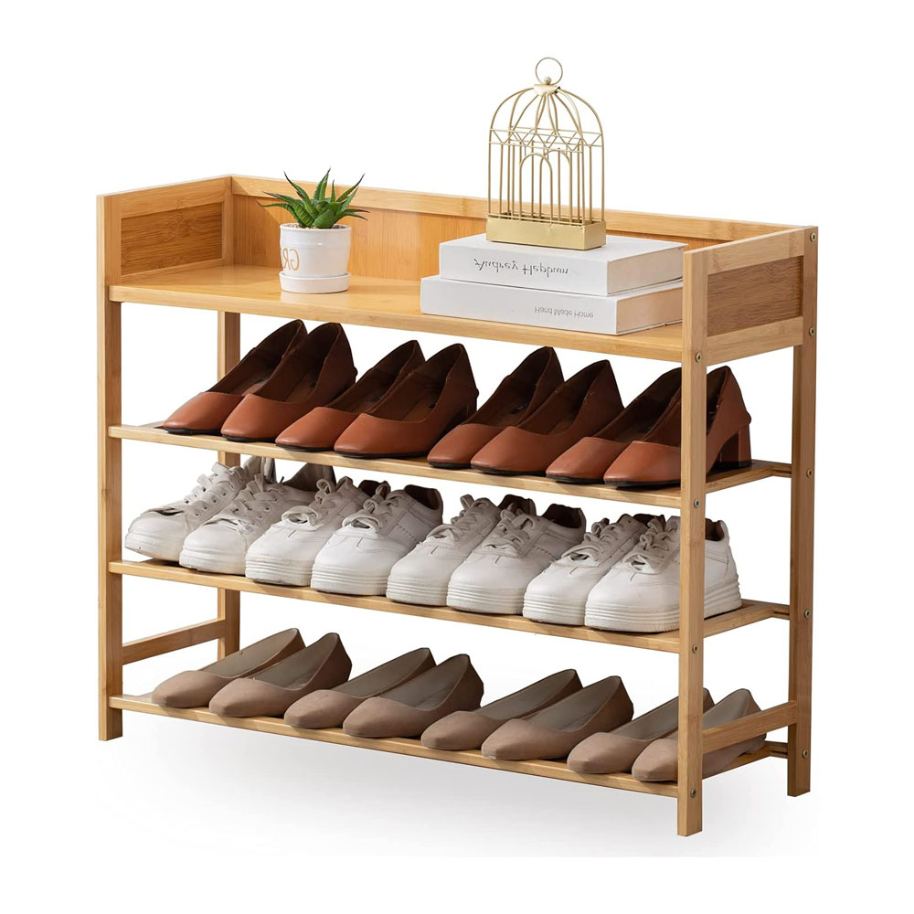 4-stckiges Schuhregal fr den Flur Erhht den Stauraum Bambus-Schuhregal|  Alibaba.com