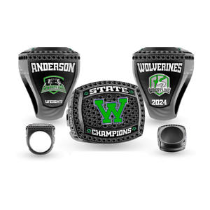 2025 personnalisé Football Basketball Sports Usssa Baseball Championship Ring - Product Image 3