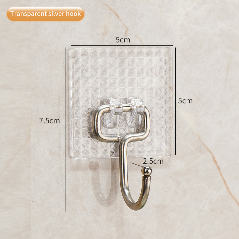 Crochet transparent d'acier inoxydable