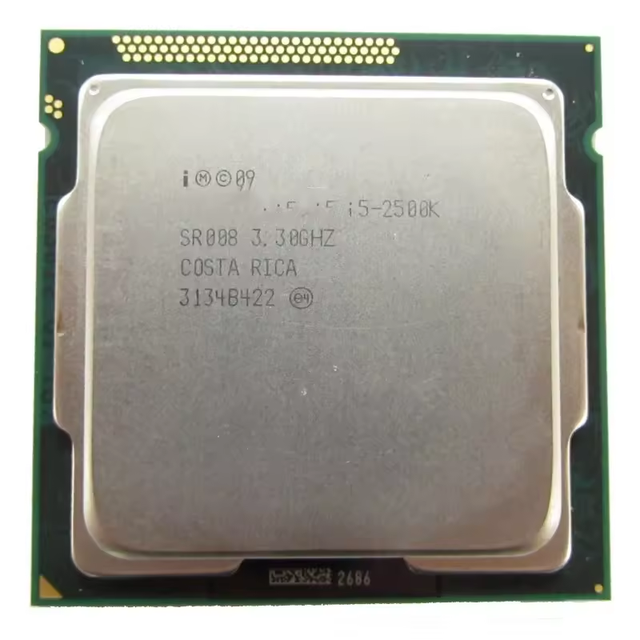 Factory-Priced Used Core I5 2500K Desktop Processor 3.3 GHz CPU Frequency