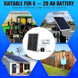 Cost Effective Monocrystalline Silicon IBC 25W High Efficiency for <b>Mini</b> <b>Solar</b> Kit Cable Garden Yard Pathway - Product Image 6