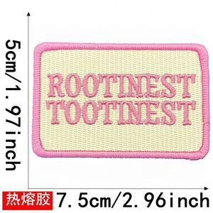 Iron on Embroidery Pumpkin Season <b>pink</b> Words Patch for Outdoor Overcoat Hat Decoration - Product Image 5