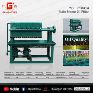 Масляный фильтр 180L/h, пластинчатый каркас, заводская цена, съедобное миндальное масло - Product Image 3