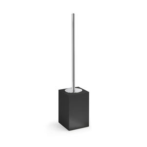 SOFIA LINE - PORTA ESCOBILLAS DE INODORO NEGRO MATE Y CROMADO - Product Image 1