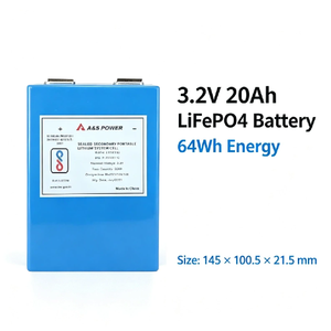 แบตเตอรี่ LiFePO4 3.2V 20Ah พร้อมระบบ BMS ในตัว สำหรับเก็บพลังงานแสงอาทิตย์ในรถบ้าน - Product Image 2