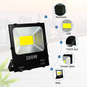2024 gran oferta 200W 300W 400W CE Rohs aluminio fundido a presión + vidrio IP66 focos COB 600W iluminación de inundación <span class=keywords><strong>LED</strong></span> impermeable/luces de inundación <span class=keywords><strong>led</strong></span> - Product Image 4