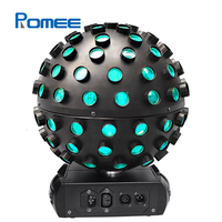 Lumière de boule magique tournante de la disco 5*18w RGBWA + UV 6in1 LED pour l'éclairage d'étape d'événement de club de DJ