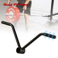 Guli Fitness – barre en T multi-poignée, barre d'haltères, acier solide, V droit, fixation de la mine, équipement de gymnastique à domicile